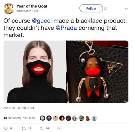 gucci boycott black face